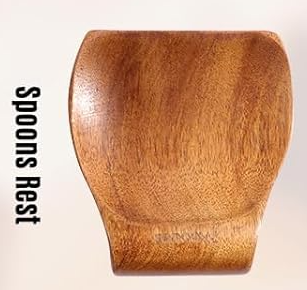Natural Teak Wooden Spoon Rest