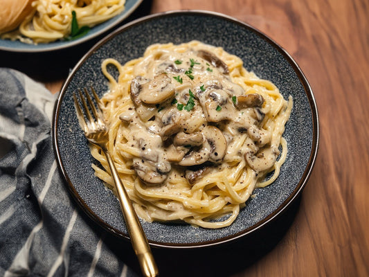 High-Protein Chicken Bacon Ranch Pasta