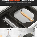 14" x 16" Foldable Aluminum Pizza Peel Set with Rocker Cutter