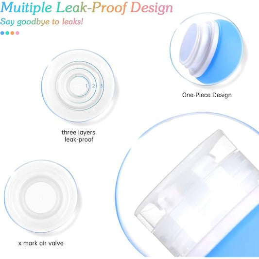Travel Bottles 4Pack Leak Proof Silicone
