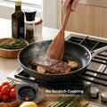 9-Piece Acacia Wood Kitchen Utensils Set with Holder & Spoon Rest