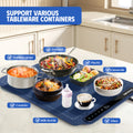 Electric Warming Tray, Portable Silicone Food Warming Mat