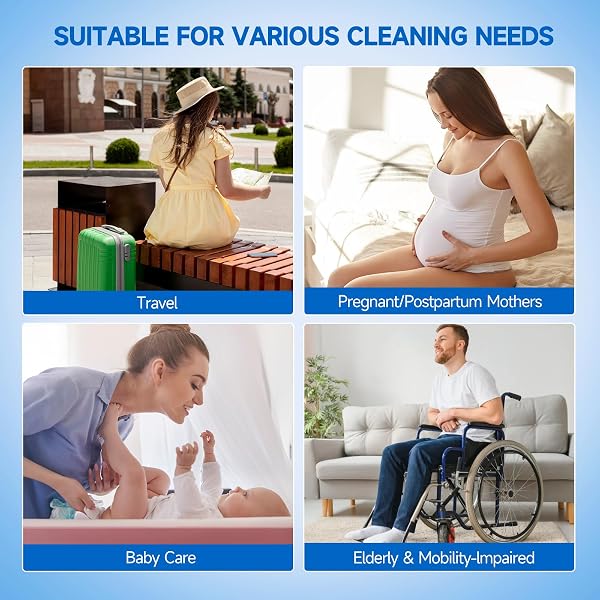 Morfone Portable Bidet for Travel, High Pressure Electric Handheld Sprayer 350ML with Dual Spray Modes, USB-C Rechargeable Waterproof Travel Bidet for Women, Men, Postpartum, Personal Hygiene(Black) | Dual Spray Modes, USB-C Rechargeable Waterproof Travel Bidet for Women, Men, Postpartum, Personal Hygiene(Black)