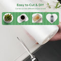 Anoak Shelf Liner Cabinet Liner Non-Slip Drawer Liner 12 in x 20 FT(240 in) | Strong Grip Non Adhesive Washable Waterproof Durable Clear Shelf Liners for Kitchen, Drawer, Storage, Refrigerator