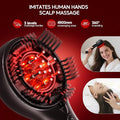 Red Light Hair Brush Scalp Massager, Portable Scalp Massager for Men Women | 3 in 1 hair massager, hair oil massager, IPX7 Waterproof Scalp Massager Comb, Cordless & Portable Adjustable Modes
