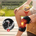 Morfone Red Light Therapy Device for Knee | 3 Vibration Modes and 4 Heating Levels,5000mAh Wireless Rechargeable, 660nm and 850nm Infrared Red Light Therapy for Knee