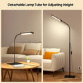 Aisutha LED Floor Lamp, Reading Lamps Adjustable Stepless Colors & Brightness Standing Lamp, Nail Tech Lamp, Lash Light for Eyelash