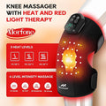 Morfone Red Light Therapy Device for Knee | 3 Vibration Modes and 4 Heating Levels,5000mAh Wireless Rechargeable, 660nm and 850nm Infrared Red Light Therapy for Knee