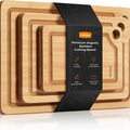 Bamboo Kitchen Cutting Board Set