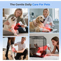 Morfone Handheld Red Light Therapy Device ，Wireless Wand for Pain Relief | Dual-wavelength 660nm & 808nm | Cordless design | Includes safety glasses | For knee, wrist, pets | Home & travel use | White