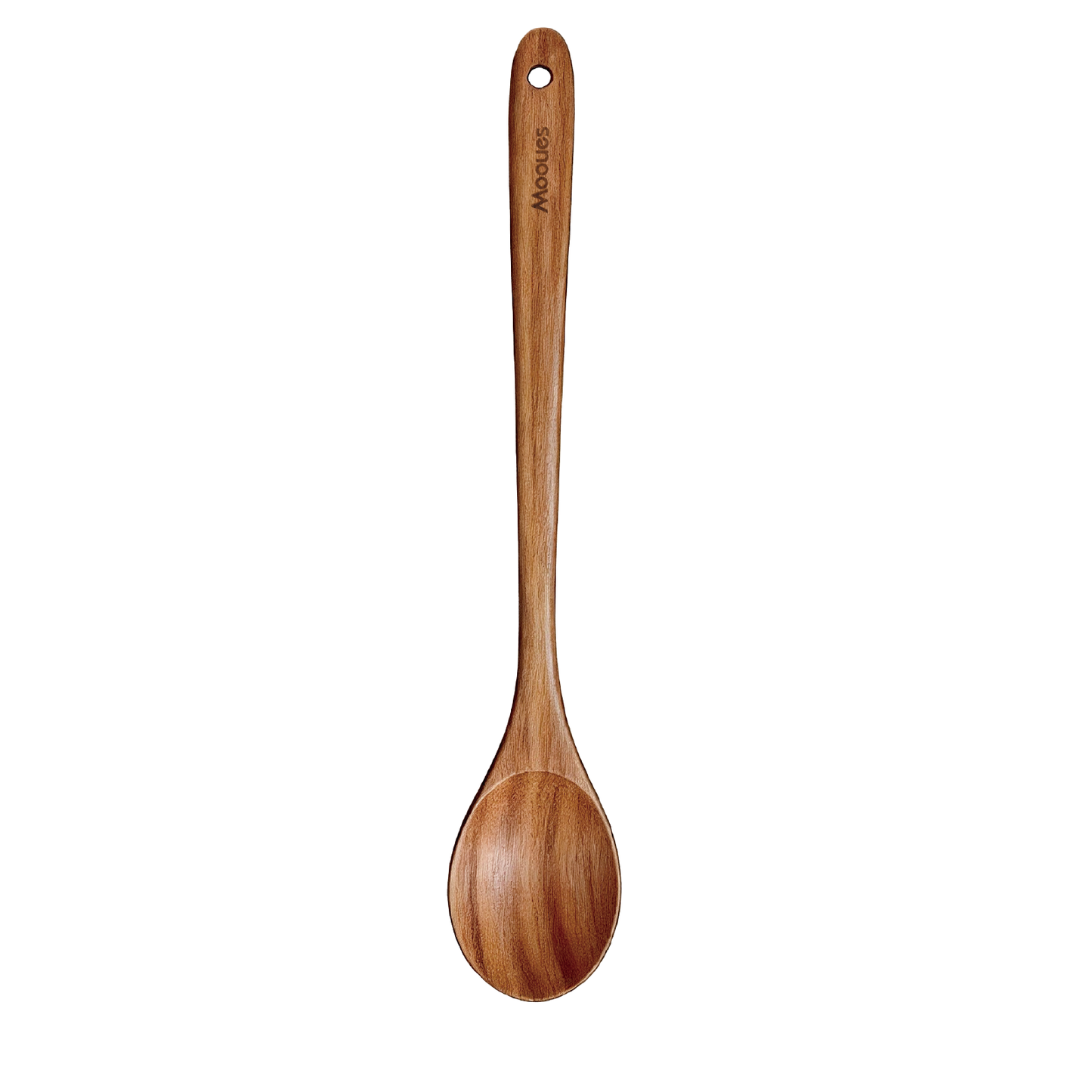 Natural Teak Wooden Kitchen Utensil - Comfort Grip Cooking Spoons-serving spoon