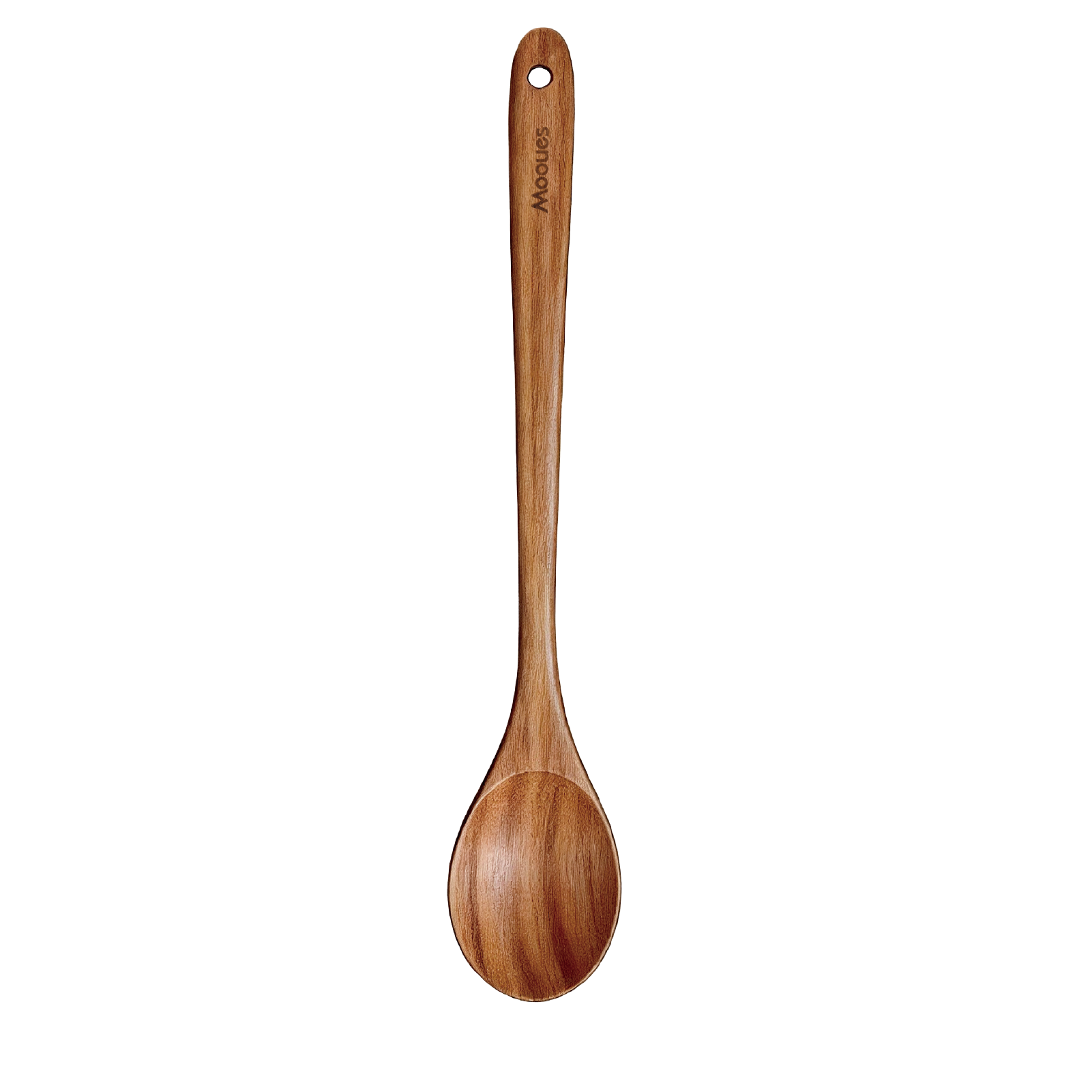Natural Teak Wooden Kitchen Utensil - Comfort Grip Cooking Spoons-serving spoon
