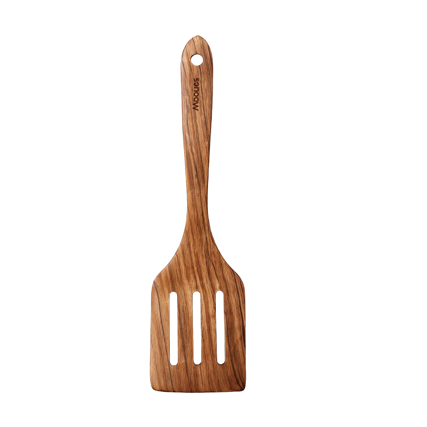 Natural Teak Wooden Kitchen Utensil - Comfort Grip Cooking Spoons-Three line shovel