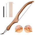 15.7″ Double Serrated Bread Knife with Acacia Wood Handle