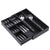 Expandable Bamboo Silverware Drawer Organizer With Removable Dividers