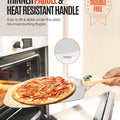 12" x 17" Aluminum Pizza Peel with Foldable Handle & Rocker Cutter