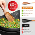 Wooden Spatula – Teak Wood for Cooking, Mixing & Serving