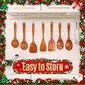 9-Piece Teak Cooking Utensil Set – Christmas Gift Box
