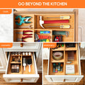 Bamboo Silverware Drawer Organizer