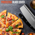 9" x 13" Aluminum Pizza Peel with Foldable Handle & Rocker Cutter