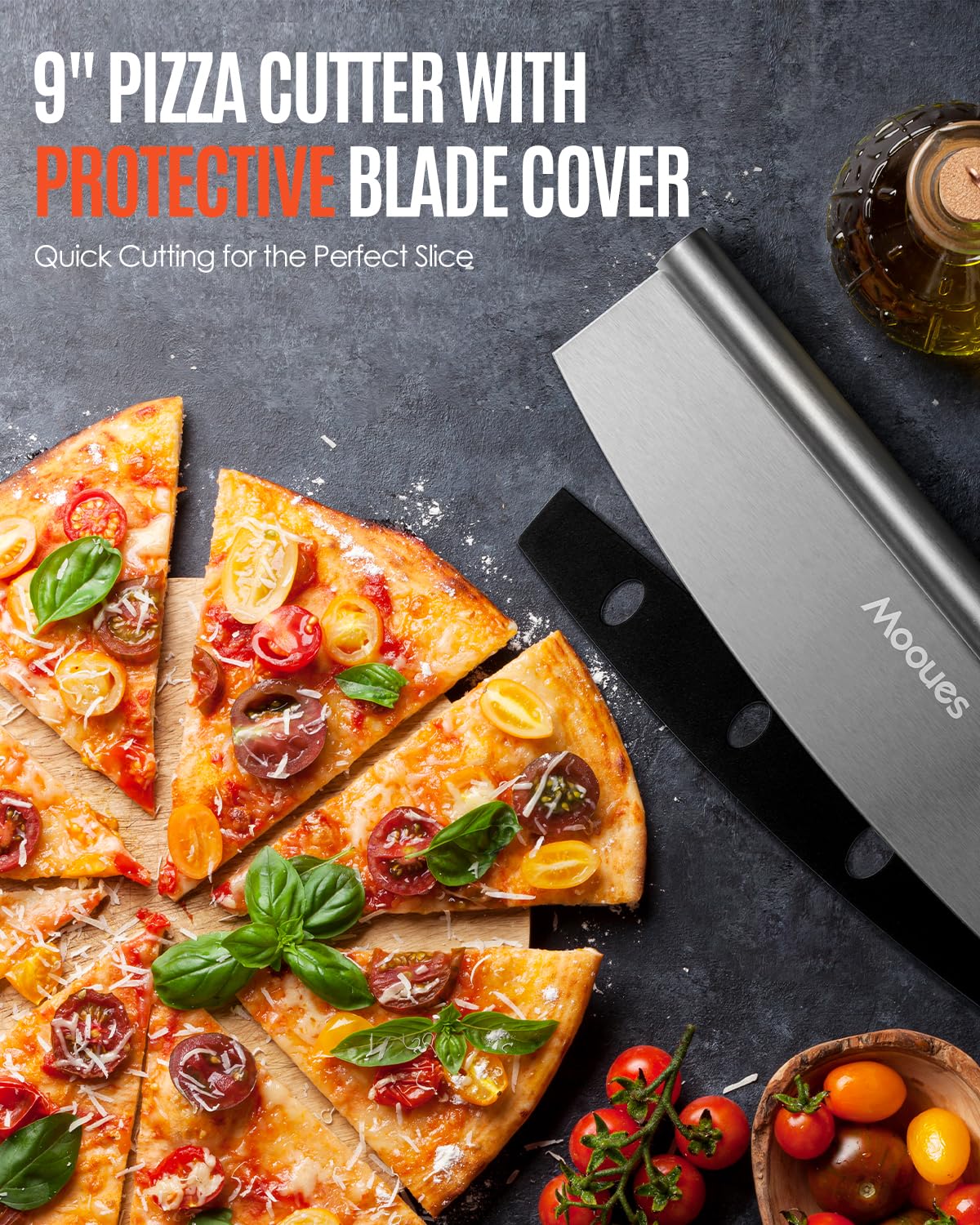 9" x 13" Aluminum Pizza Peel with Foldable Handle & Rocker Cutter