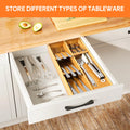 Bamboo Silverware Drawer Organizer