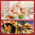 9-Piece Teak Wooden Utensils Set with Spoon Rest – Mother’s Day Limited Edition