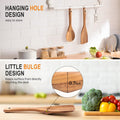 Wooden Utensil Set – 3-Piece Teak Wood Cooking Tools